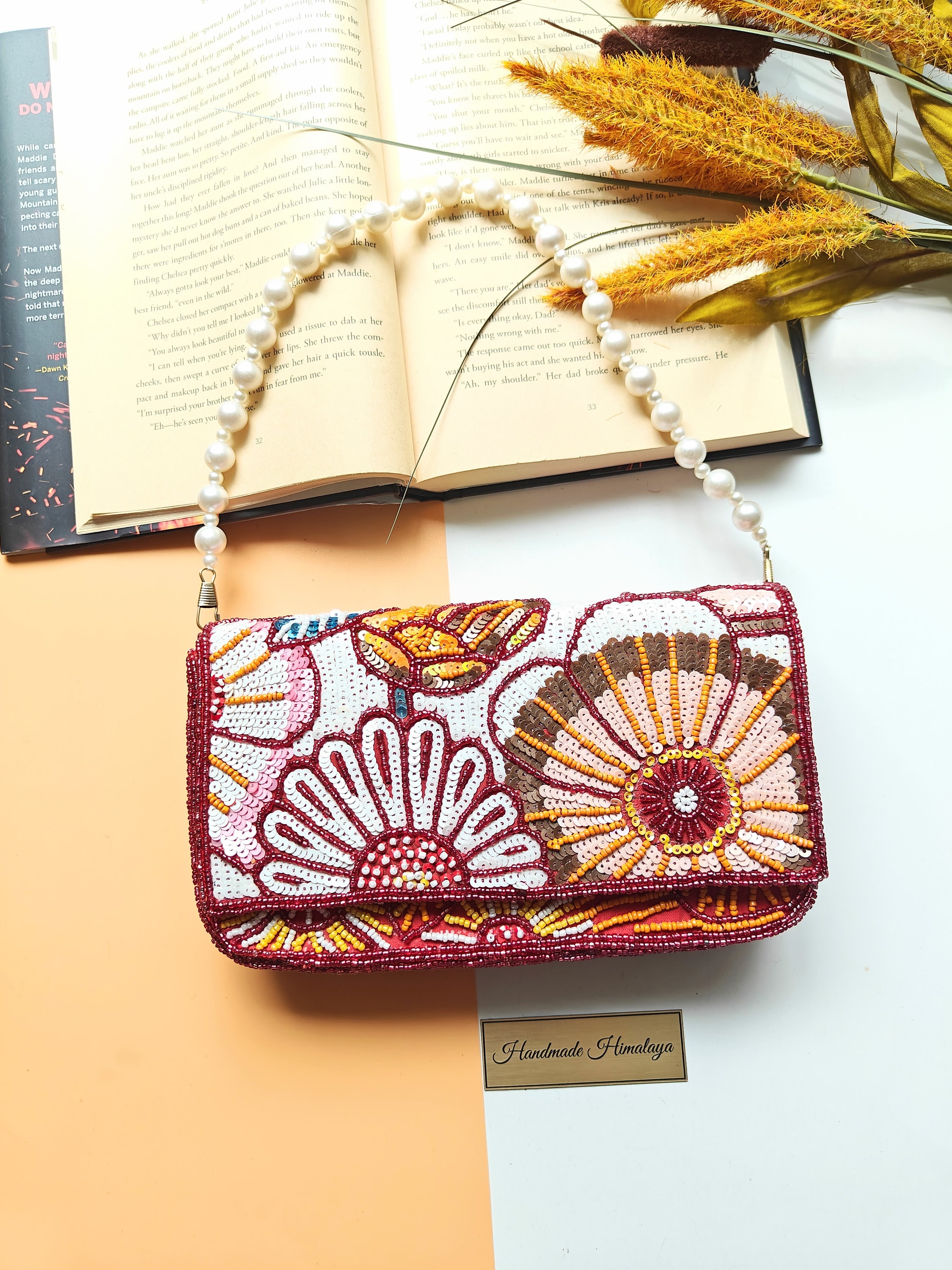 Beaded evening purse hotsell