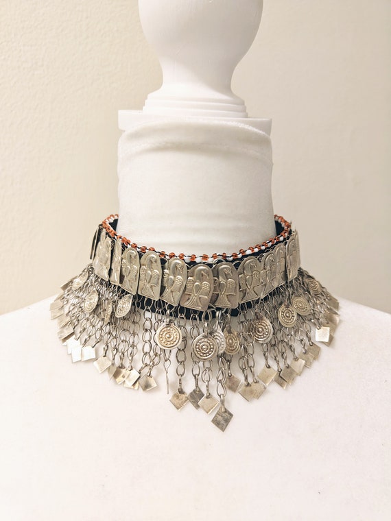 Afghan Jewelry, Afghan Choker, Afghan Silver Color