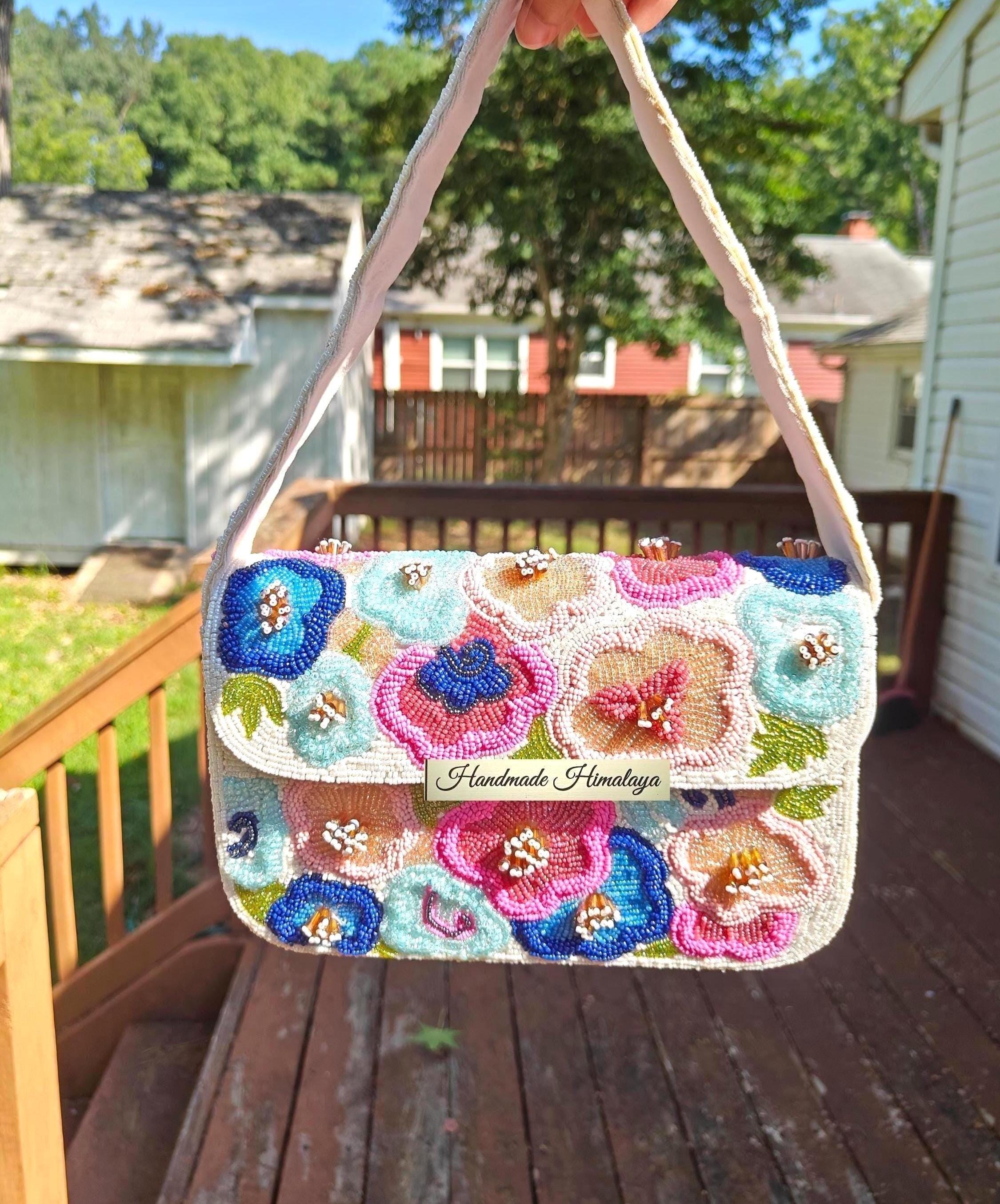 ネイティブアメリカン ビーズバッグ ハンドメイド Made in india beaded bags - Etsy 日本