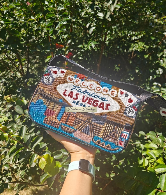 Las Vegas Beaded Bag | Casino Themed Evening Bag