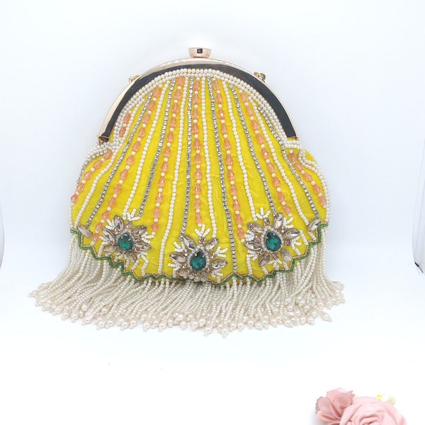 Yellow Clutch Etsy