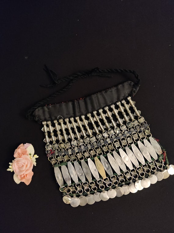 Vintage Kuchi Necklace, Vintage Afghan Jewelry, V… - image 9