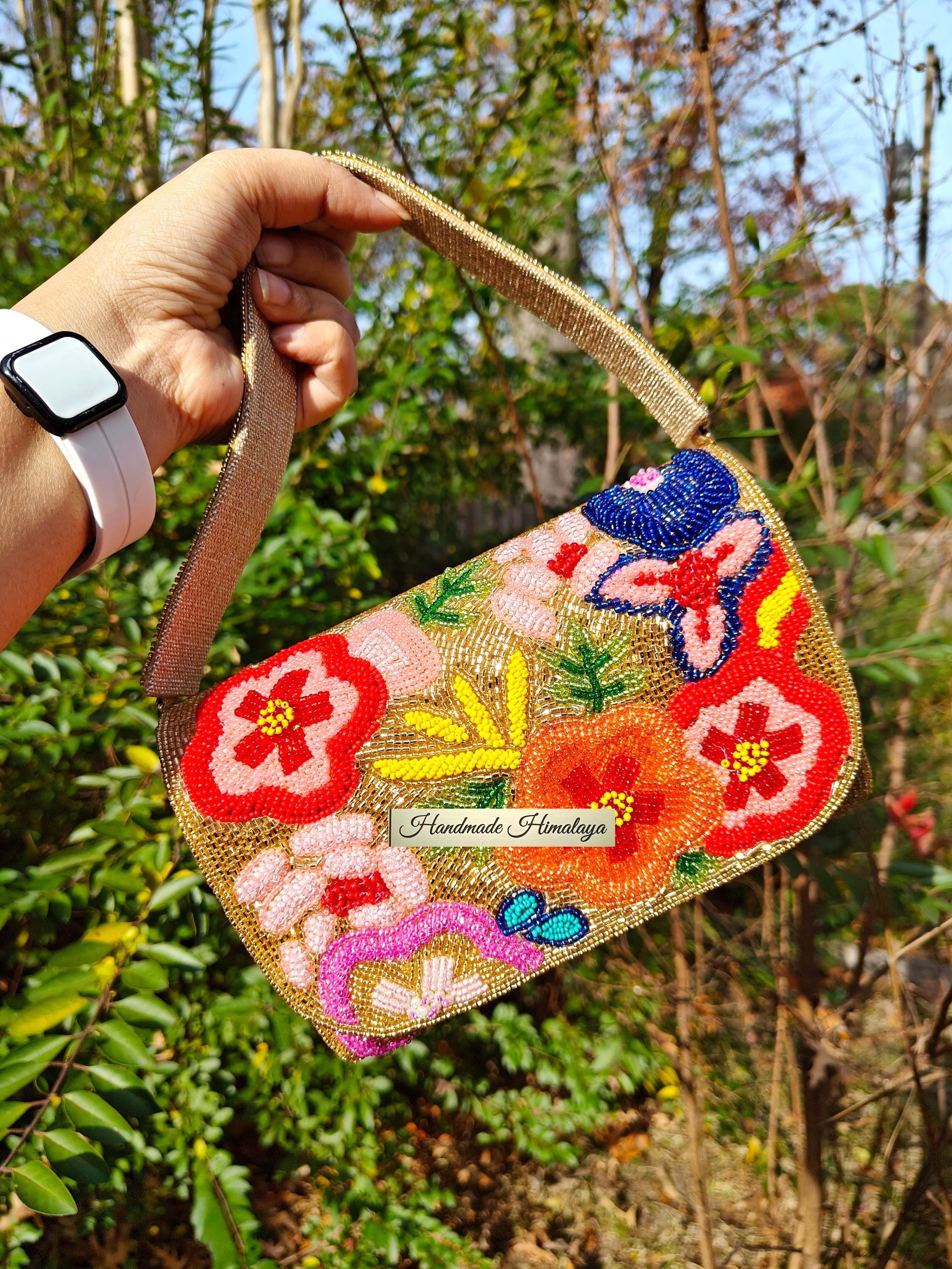 Vintage Colorful Clutch - Etsy