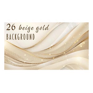 Puede incluir: Fondo abstracto beige y dorado con líneas onduladas y brillo brillante. 26 fondo beige dorado.