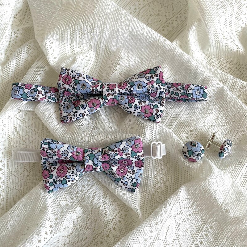 matching tie and bow tie