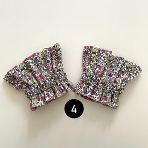 Poignets ou manchettes amovibles en tissu liberty image 8