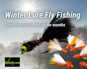 Winter lure fly fishing Beginner fishing guide Fishing ebook Digital download Fishing lures Trout flies Fly fishing Fishing gifts