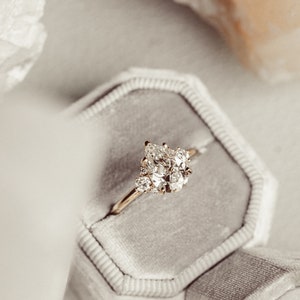 1CT Pear Cut Moissanite Engagement Ring 14K Yellow Gold Wedding Ring ...