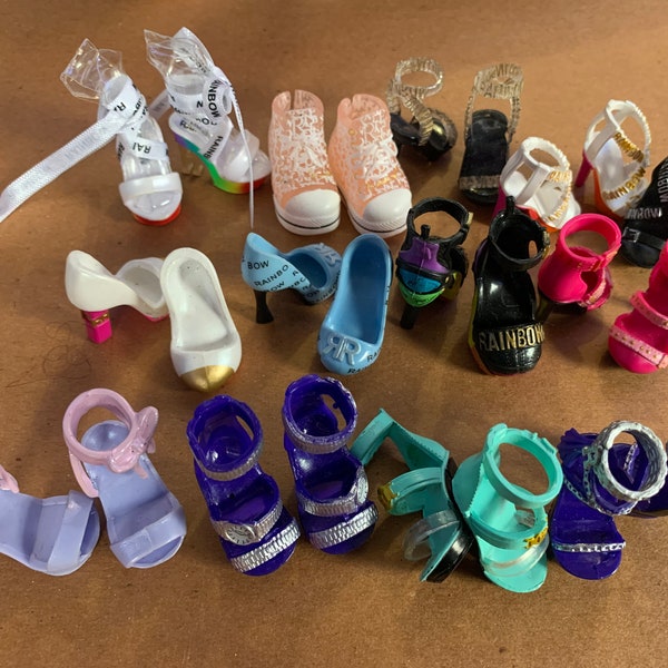 Rainbow High Doll Shoes - Etsy