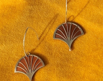 Art Deco-style earrings