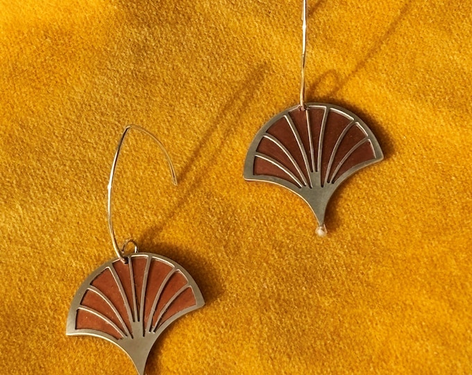 Art Deco-style earrings