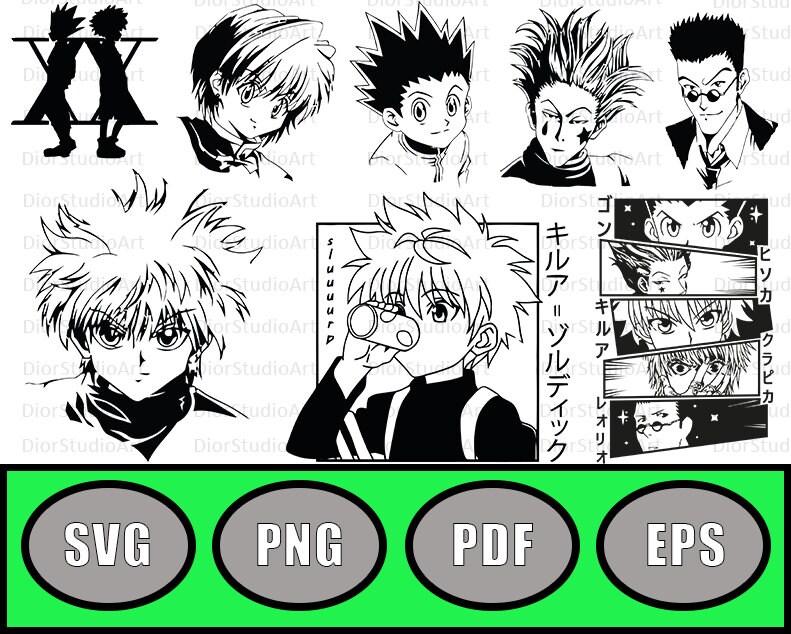 Anime Printfile Manga SVG Anime Bundle Anime Cutfile Manga Cut Anime ...