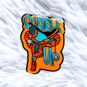 Western sticker/ cowboy/ cowgirl/ cows / Turquoise / hippie/ pink / space cowgirl