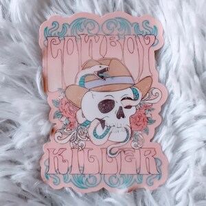 Cowgirl Sticker/ Rodeo/ western/ cow/ horse / cowboy sticker / America / American