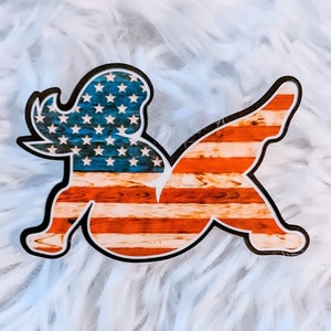 America sticker/ American flag sticker/ American flag