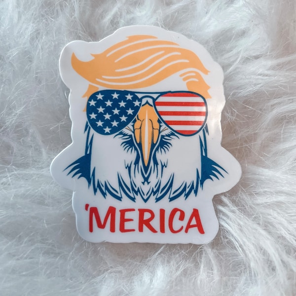 American/ America sticker/ trump / president / gas prices / funny sticker