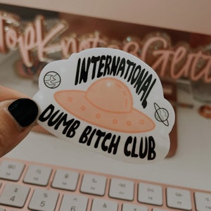Funny sticker / dumb bitch / sticker / bitch
