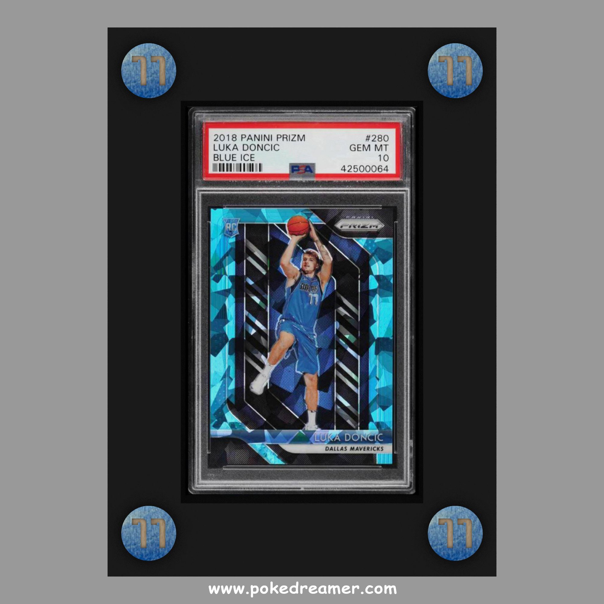 Single PSA Card Display With UV Filtering Cover