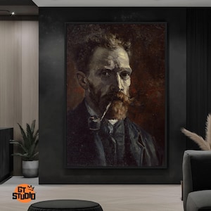 Vincent van Gogh - Portrait Impressionist Art Print - Classic Fine Art Wall Decor - Digital Download