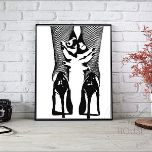 Heels Digital Download Poster 16x20