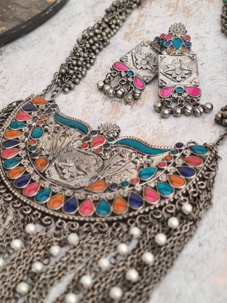 Afghan Necklace Set Etsy Singapore