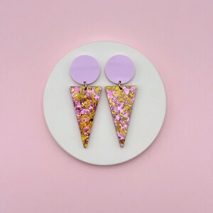 Josephine Earrings - Parma / Sequins