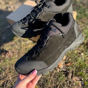 militaire leren sneakers Oekraïense leger echte leren herenschoenen sneakers