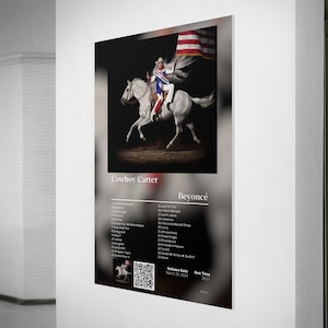 Cowboy Carter Premium Canva Album Poster | Custom Album Cover | Perfect Gift For Music Lovers