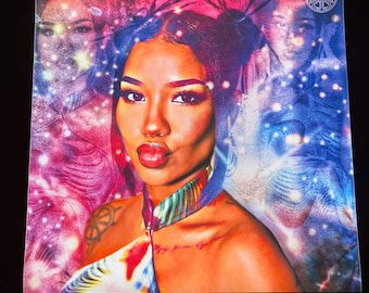 Digitales Jhené Aiko Poster | Rap-Kunst | Musik-Wanddeko | Musikdrucke | Hip-Hop-Poster | Rap-Wandkunst | Rap-Poster | Musikposter