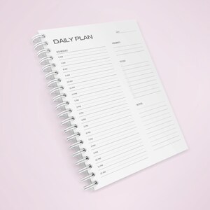 Daily Planner Printable, Daily Schedule Printable, Weekly Schedule | A4 ...