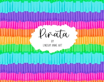 Piñata naadloos - herhaal naadloos JPG-patroon - feest naadloos