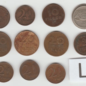 Hungary Fillér coin / Forint coin / Pengő coin / Korona coin / Krajcár Coin LOT You will find what you are looking for!