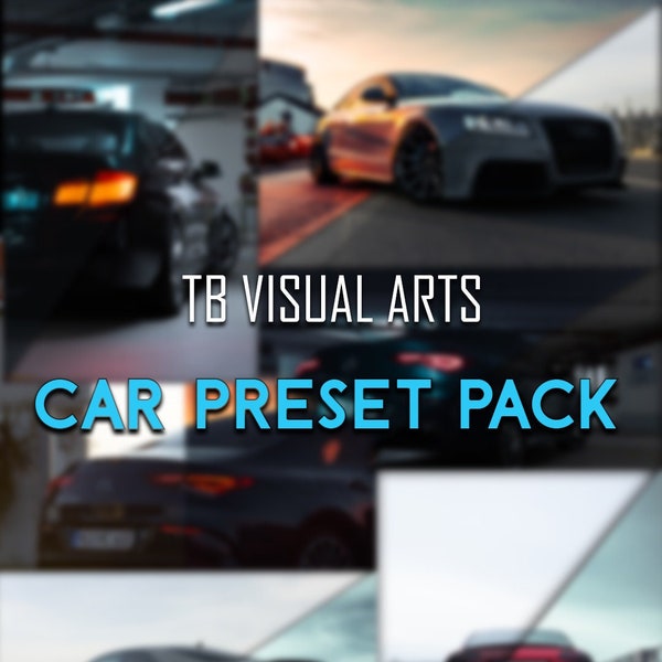 Car Lightroom Presets | Preset Pack for Car Photography | Underground & Nature Light Presets | Automotive Photography by TB Visual Arts