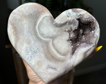 ピンクアメジストハートとアメジスト 2818 - Etsy 日本