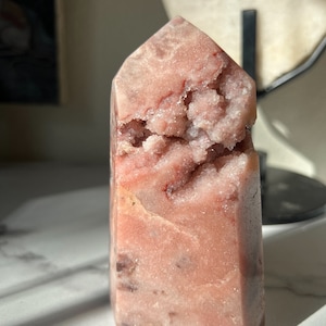 Dreamy Druzy Pink Amethyst Tower ~ Pink Amethyst Point