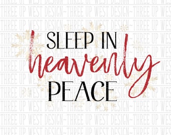 Sleep in Heavenly Peace | Etsy