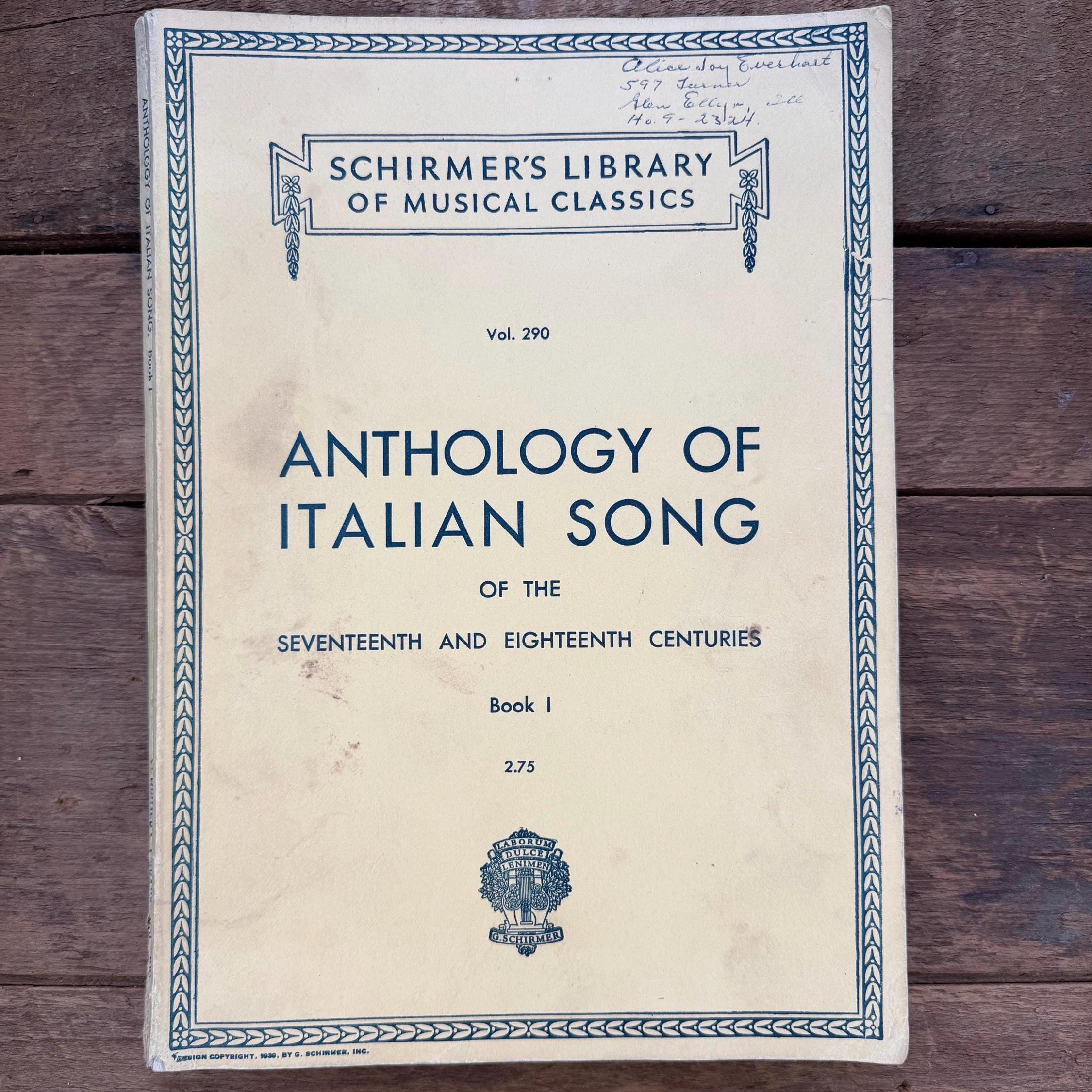 Antique Opera Scores - Etsy