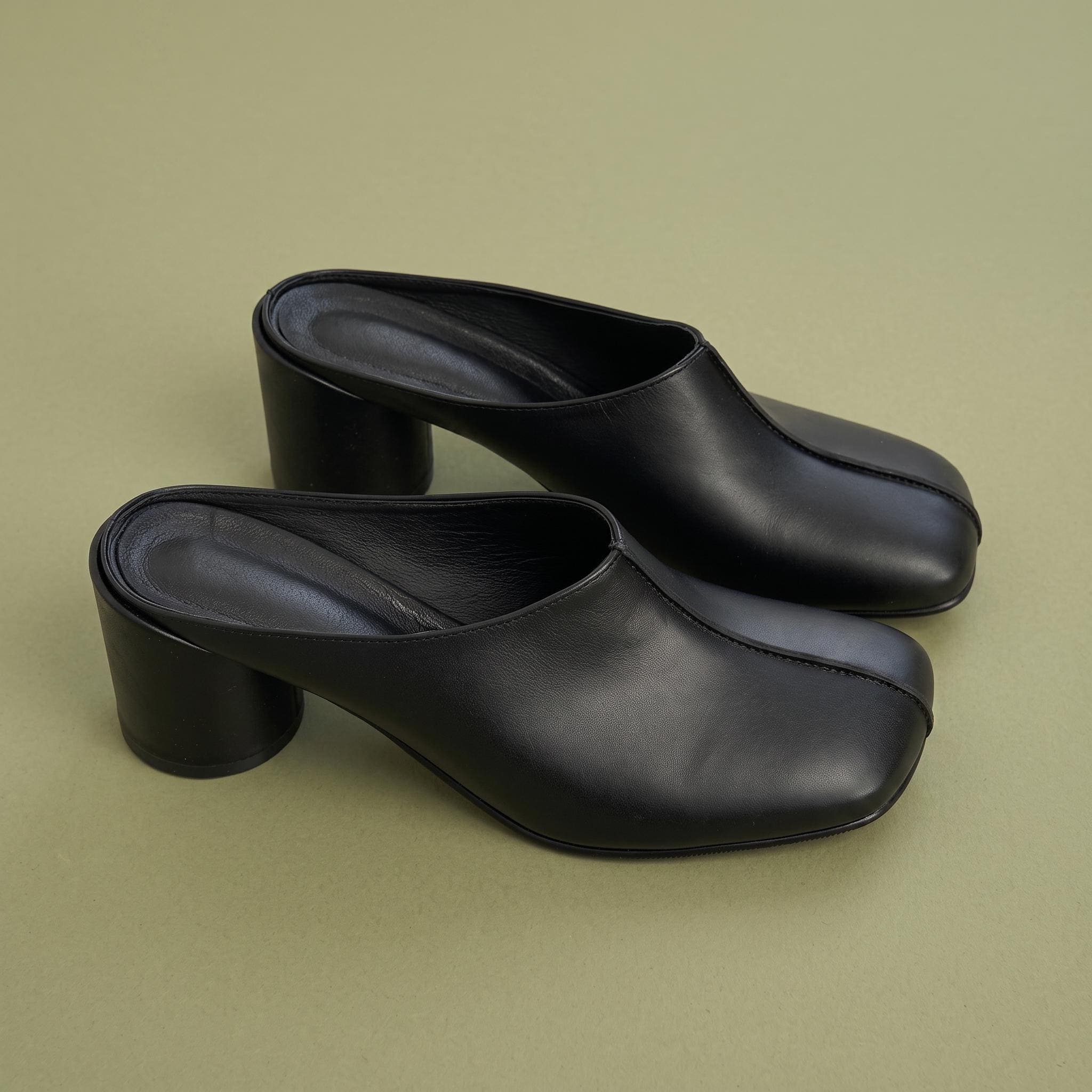 Square Toe Mules - Etsy