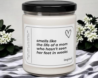 Cute New Mom Candle Baby Shower Gift for Pregnant Friend Soon to Be Mom Pregnancy Candle Congrats Baby Gift for New Mom Pregnancy Candle