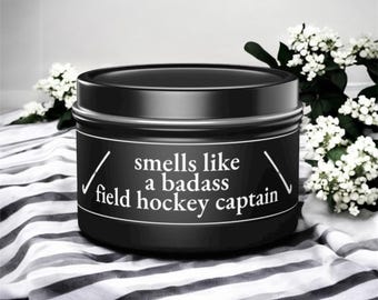 Field Hockey Captain Candle Gift for Field Hockey Player Team Gift Hockey Graduate Candle for Senior Captain Gift from Parent Field Hockey