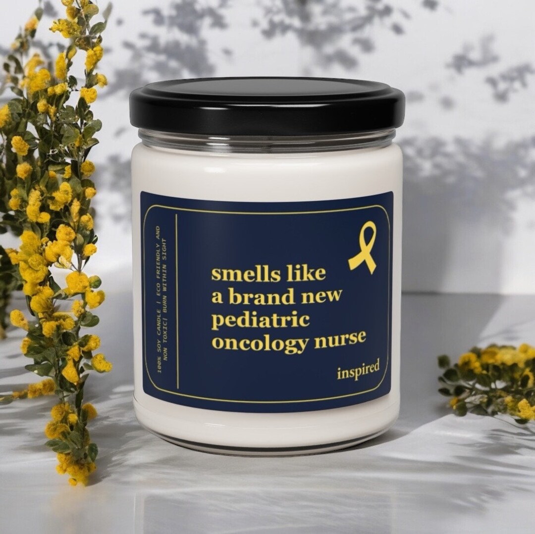 Pediatric Oncology Nurse Thank You Candle Gift for Pediatric Hematology ...