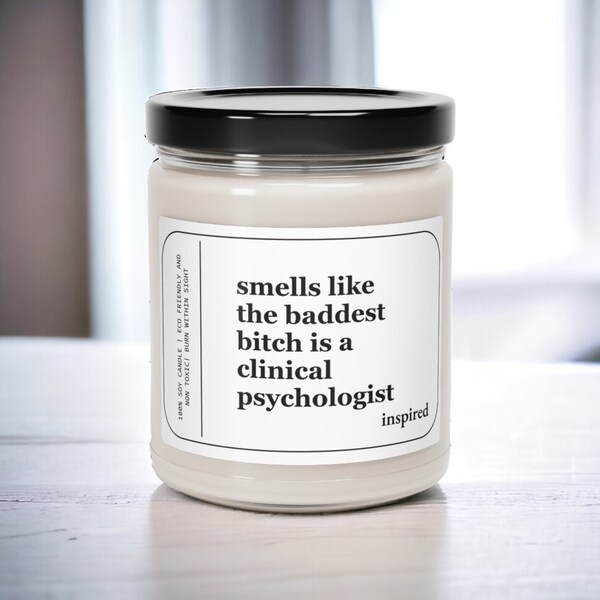 Future Clinical Psychologist Candle Gift for Psychology Major Future Clinical Psychology Student Gift Psych Doctoral Nursing Graduate Gift