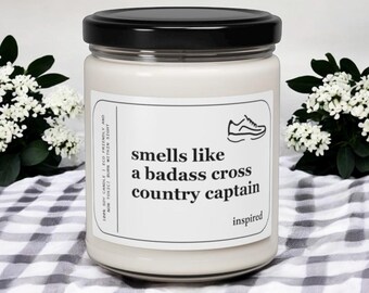 Cross Country Senior Gifts Runners Gift Cross Country Team Gifts High School Cross Country Gifts Sports Senior Gift Xc Candle Running Gifts