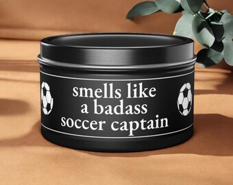 Soccer Gift Candle Player Present Soccer Captain Gifts Funny Soccer Candle Sports Enthusiast Gift Soccer Christmas Present Soccer Room Decor