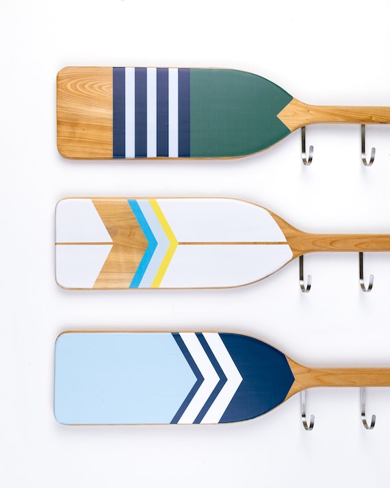 Boat oar coat rack shop