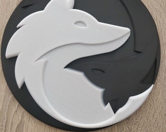 Yin-Yang of the two wolves of Native American legend