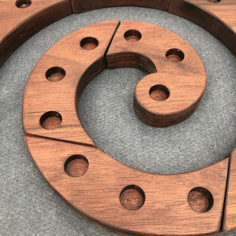 Waldorf Advent Spiral Wooden Candle Holder Advent Calendar Etsy