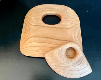 Gift set of 2 bowl scrapers for baking, sustainable gift for bakers, simple living homestead, housewarming gift for chef