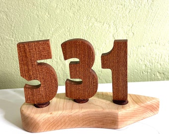 Waldorf birthday ring numbers, mahogany numbers, Celebration ring ornament, Waldorf birthday ring ornament, birthday decorations for kids