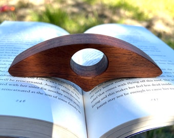 Book page holder gift for bibliophile, best friend Valentine's gift for her, gift for husband, gift for book lovers, for father